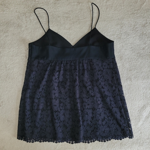 Club Monaco black lace babydoll top size 6 - Picture 7 of 13